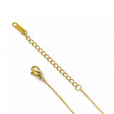 Whisper Petals Diamond Gold Plated Necklace