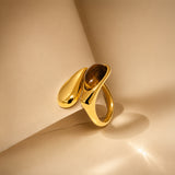 Maple Mist Brown Gold Plated Ring