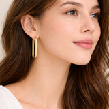 Opulent Curve Hoops