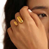 Orbit Duo Statement Ring