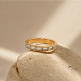 Everglow Diamond Gold Plated Ring