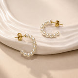 Pearl Loop Hoops