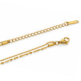 Twinkling Petals Gold-Plated Necklace