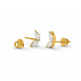 Luna Marquise Diamond Studs