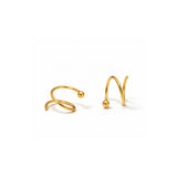 The Vortex Gold Plated Stud