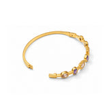 Moonberry Pink Blue Gold Plated Bracelet