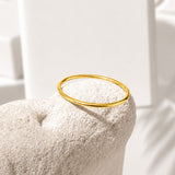 Minimalist Gold Band Ring