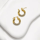 Soft Twinkle hoops
