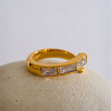 Baguette Open Ring