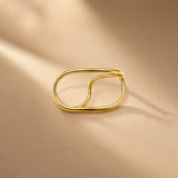 Aura Wave Gold-Plated Ring