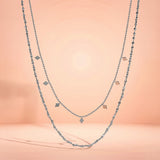 Twinkling Petals Gold-Plated Necklace