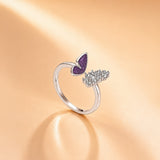 Lavender Charm Ring
