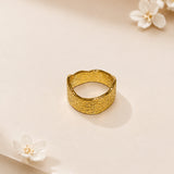 Wild Gold Plated Band Ring