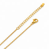 Black Clover Gold Plated Neckalce