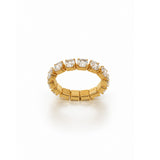Tennis Gold Plated Ring