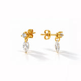 Liora Gold Plated Diamond Earring