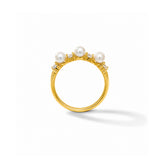 Pearl Radiance Gold Plated Ring