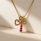 Belle Blossom Gold Plated Necklace