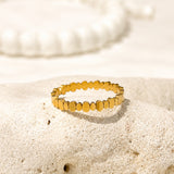Golden Bead Ring