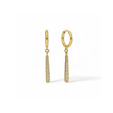 Moonbeam Grace Diamond Gold Plated Earrings
