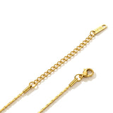 Cupid Glow Diamond Gold Plated Necklace