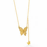 Silver Butterfly Necklace