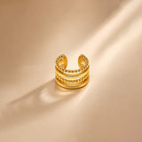 Velvet Arc Gold Plated Earcuff
