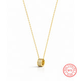 Aurora Gold-Plated Pendant Necklace