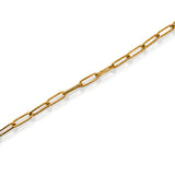Serena Paperclip Gold Plated Bracelet