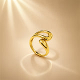 Sorele Molten Loop Ring