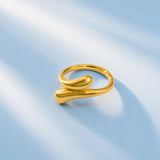 Velvet Knot Gold Plated Ring