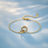 Orielle Luxe Diamond Gold Plated Bracelet