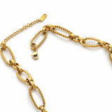 Windswept Charm Gold Plated Necklace