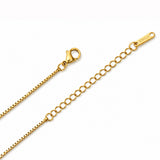 Mosaic Colorful Gold Plated Necklace
