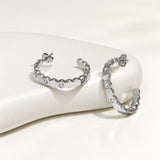 Silver Spark Earrings