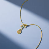 Gold Plated Meadow Diamond Necklace