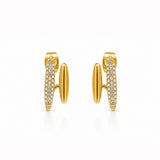 Everleaf Diamond Gold Plated Earrings