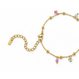 Bloom Colorful Gold Plated Hand Harness