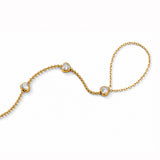 Glint Micro Diamond Gold Plated Hand Harness