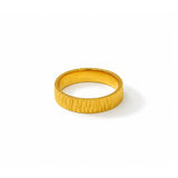Honey Textured Gold Plated Ring
