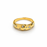 Golden Stardust Ring