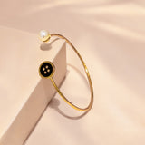 Pearl Delight Gold Plated Bracelet