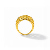 Gilded Mosaic Gold Plated Ring