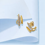 Everleaf Diamond Gold Plated Earrings