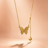 Silver Butterfly Necklace