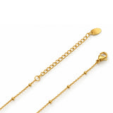 Black Gold Plated Luxe Pendant Necklace
