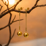 Echo Drop Gold Plated Earrings