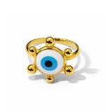 Evil Eye Halo Ring