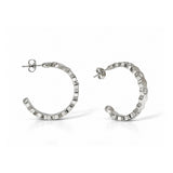 Silver Spark Earrings