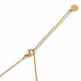 Aurora Drop Layer Diamond Gold Plated Necklace